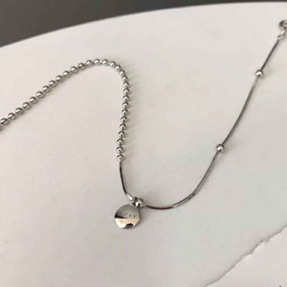 New Sterling Silver 925 Lucky Coin Adjustable Anklet Bracelet